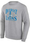Main image for Detroit Lions Mens Grey Playability Long Sleeve Crew Sweatshirt