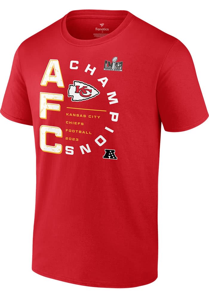 Kansas City Chiefs Red 2023 AFC Conference Champions Right
