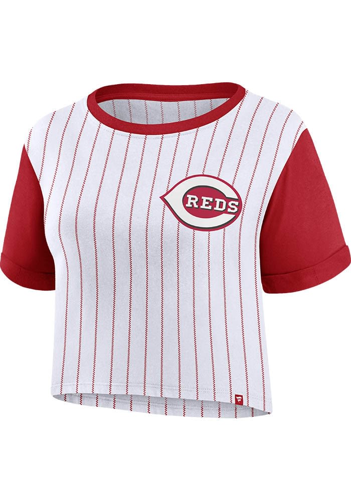 売れ筋商品|||ファナティクス Tシャツ トップス レディース Women's Red Cincinnati Reds Binge Worthy Stadium Slub V-Neck T-Shirt Red Women's Cincinnati Reds Fanatics Red Binge Worthy Stadium