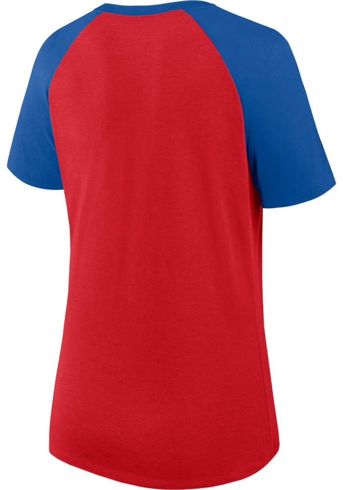 Philadelphia Phillies Womens Red Shut Out T-Shirt - 172803495