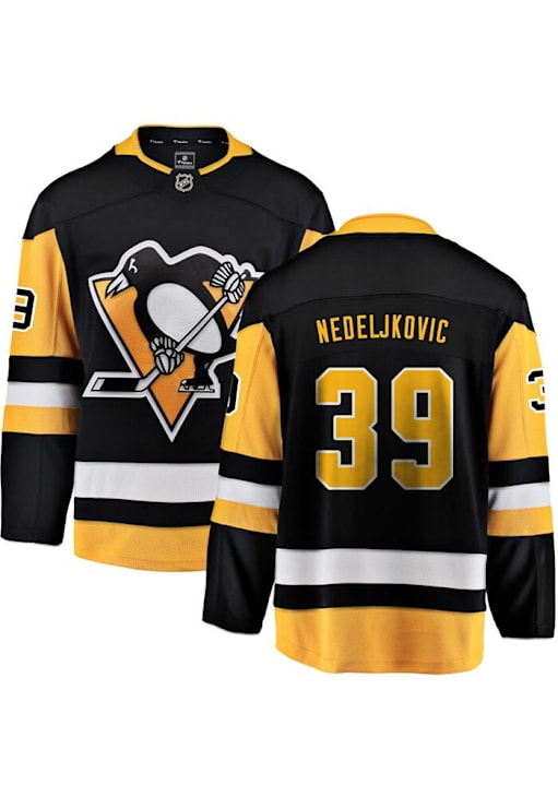 Alex Nedeljkovic Pittsburgh Penguins Mens Black Home Hockey Jersey