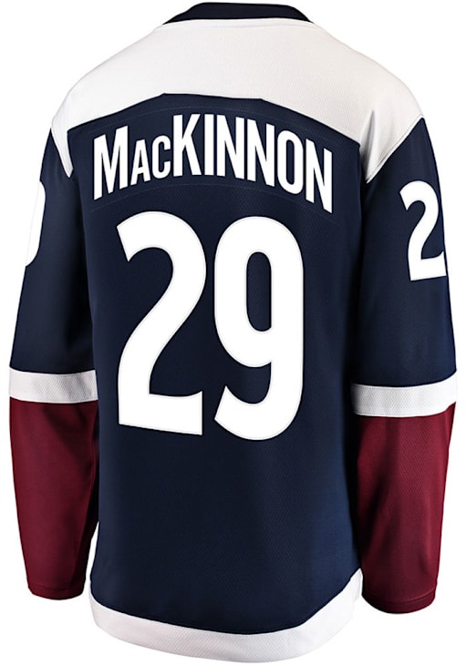 Nathan MacKinnon Colorado Avalanche Mens NAVY Alt Breakaway Hockey