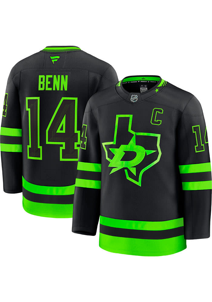 Jamie Benn Dallas Stars Mens BLACK Alt Premium Hockey Jersey