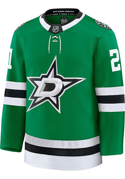 Jason Robertson Dallas Stars Mens Green Home Premium Hockey Jersey