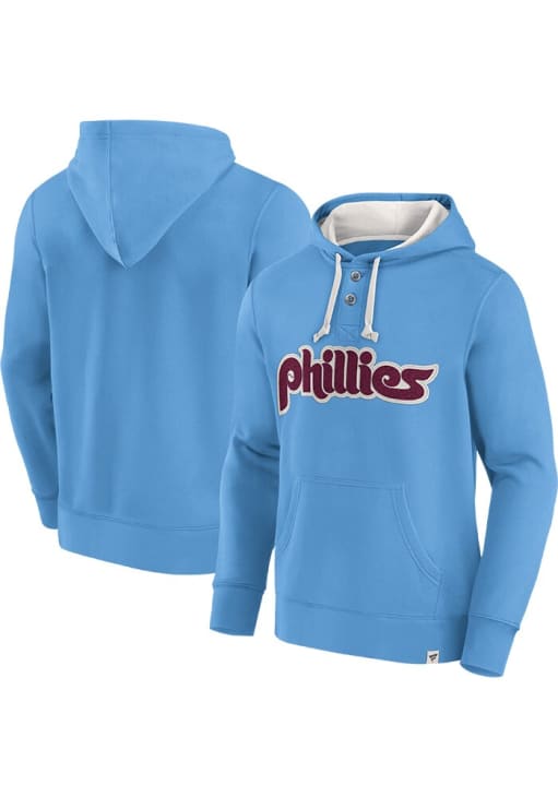 Philadelphia Phillies Mens Light Blue Plan for Adversity Fashion Hood