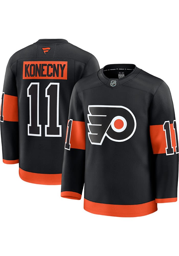 Travis Konecny Philadelphia Flyers Mens BLACK Alt Premium Hockey