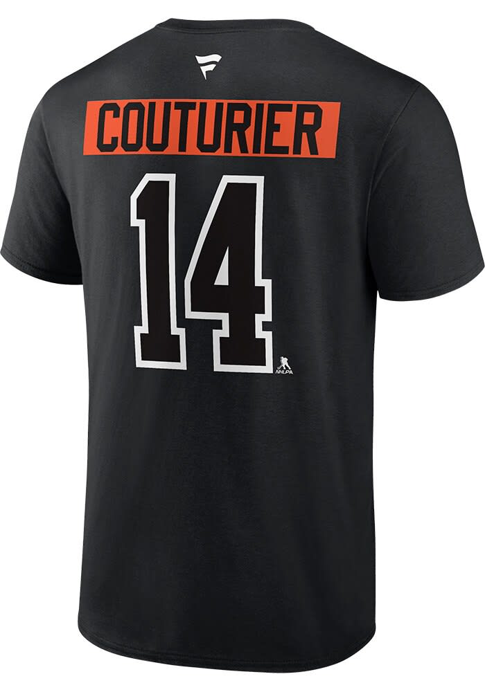 FLYERS シャツ Sean Couturier Philadelphia Flyers BLACK Player NN Short Sleeve