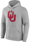 Main image for Oklahoma Sooners Mens Grey Primary Logo Long Sleeve Hoodie