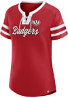 Main image for Wisconsin Badgers Womens Sunday Best Fashion Football Jersey - White