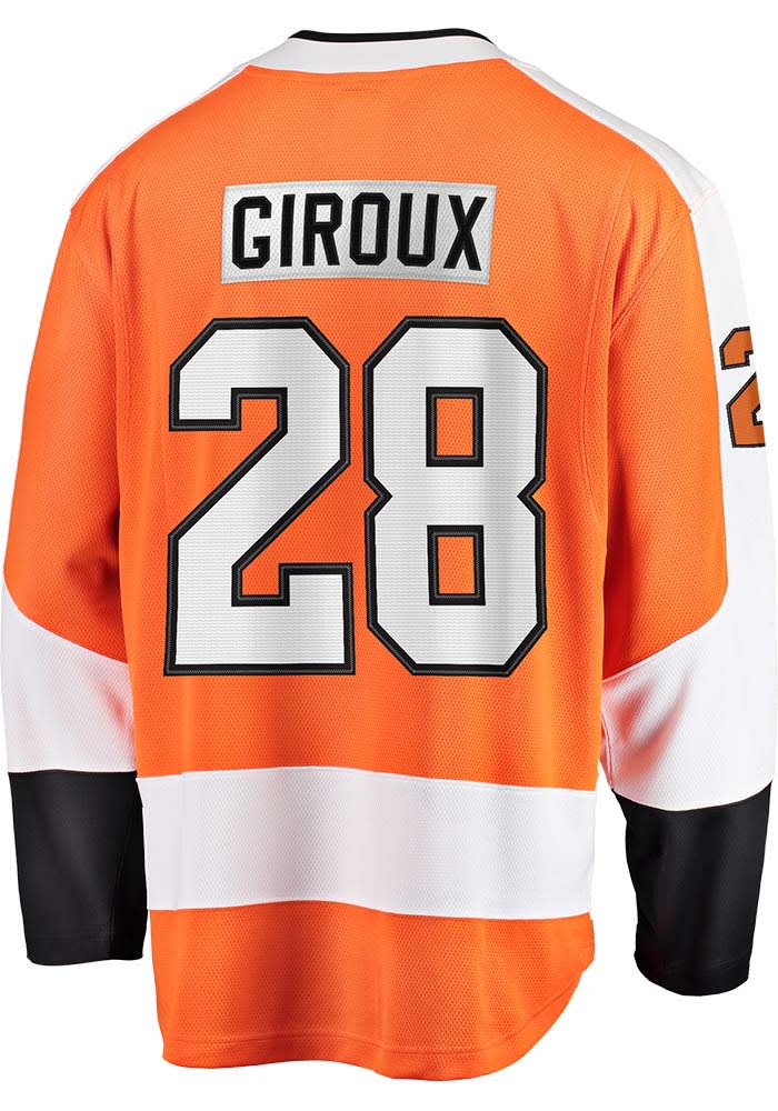 Claude Giroux Philadelphia Flyers Mens ORANGE Breakaway Hockey Jersey