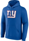 Main image for New York Giants Mens Blue Primary Logo Long Sleeve Hoodie