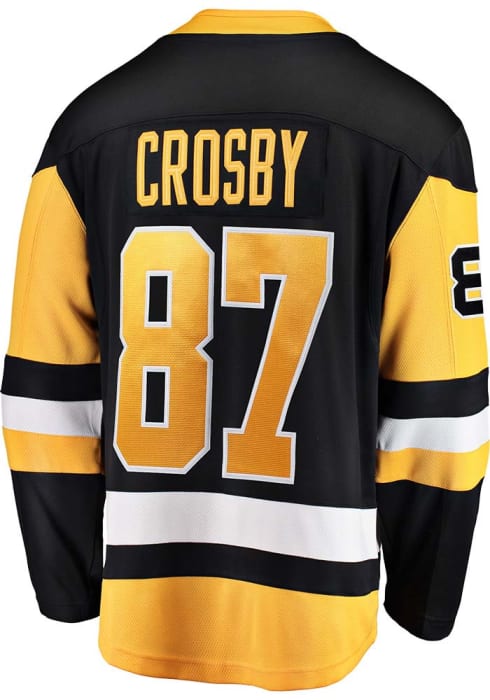 Sidney Crosby Pittsburgh Penguins Mens Black Breakaway Hockey Jersey