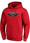 Main image for New Orleans Pelicans Mens Red Primary Logo Long Sleeve Hoodie