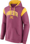 Main image for Mens Maroon Minnesota Golden Gophers Color Block Design Hooded Sweatshirt