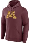 Main image for Minnesota Golden Gophers Mens Maroon Primary Logo Twill Long Sleeve Hoodie