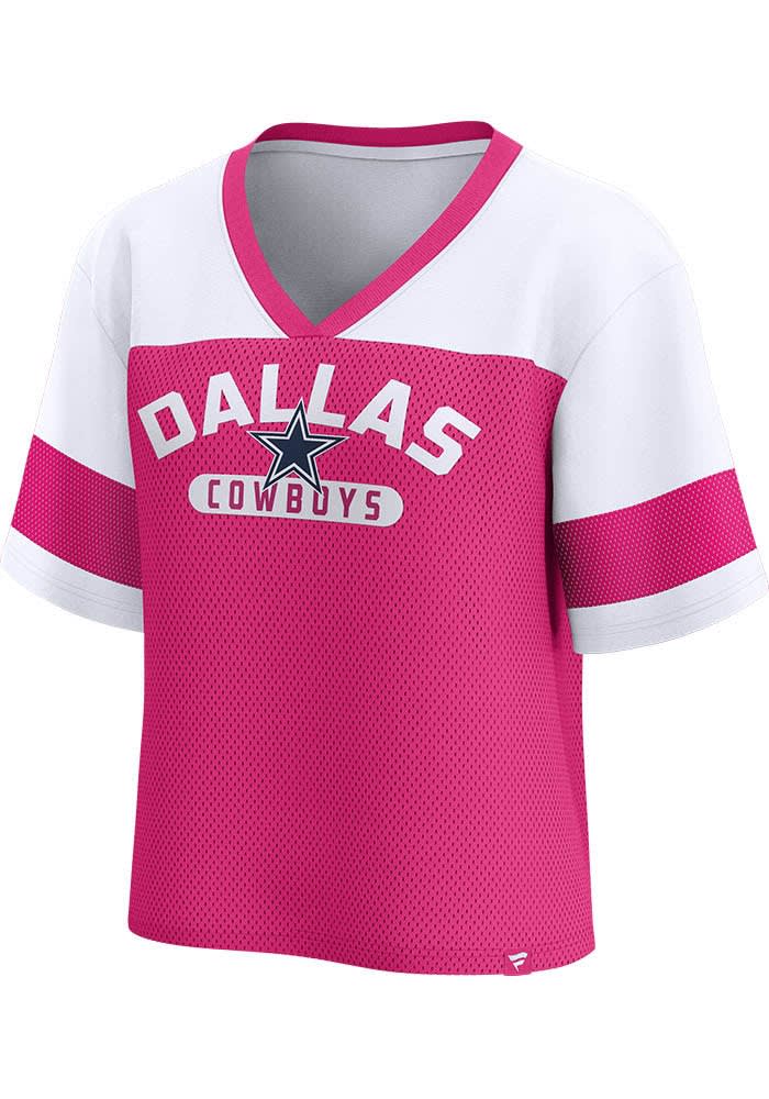 Dallas Cowboys Womens Homeschool Fashion Football Jersey PINK