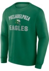 Main image for Philadelphia Eagles Mens Kelly Green Retro Heart And Soul Long Sleeve Crew Sweatshirt