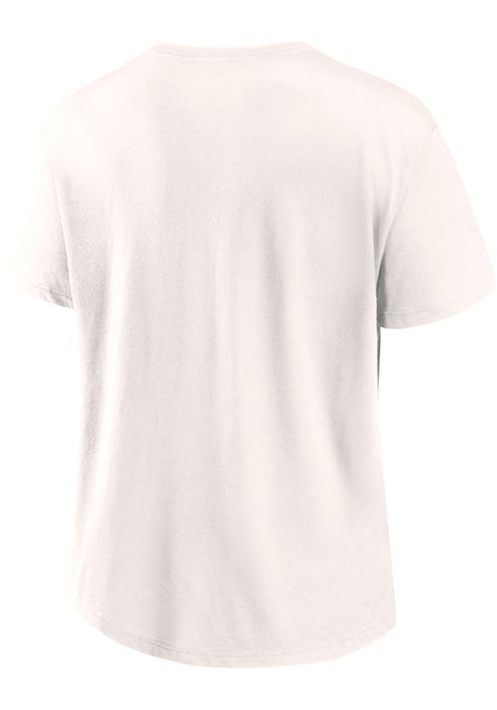 Detroit Lions Womens White Football Home T-Shirt - 172806642