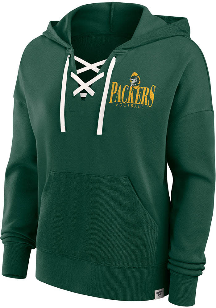 Green Bay Packers Womens Blitz Hoodie GREEN