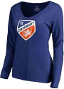 FC Cincinnati Womens Primary Logo T-Shirt - Blue