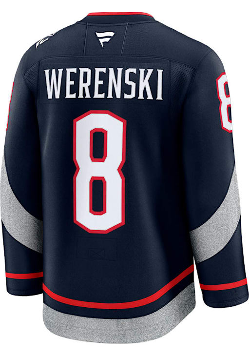 Zach Werenski Columbus Blue Jackets Mens NAVY Stadium Series