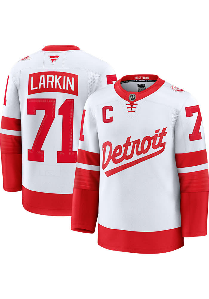 Dylan Larkin Detroit Red Wings Mens White Stadium Series Hockey