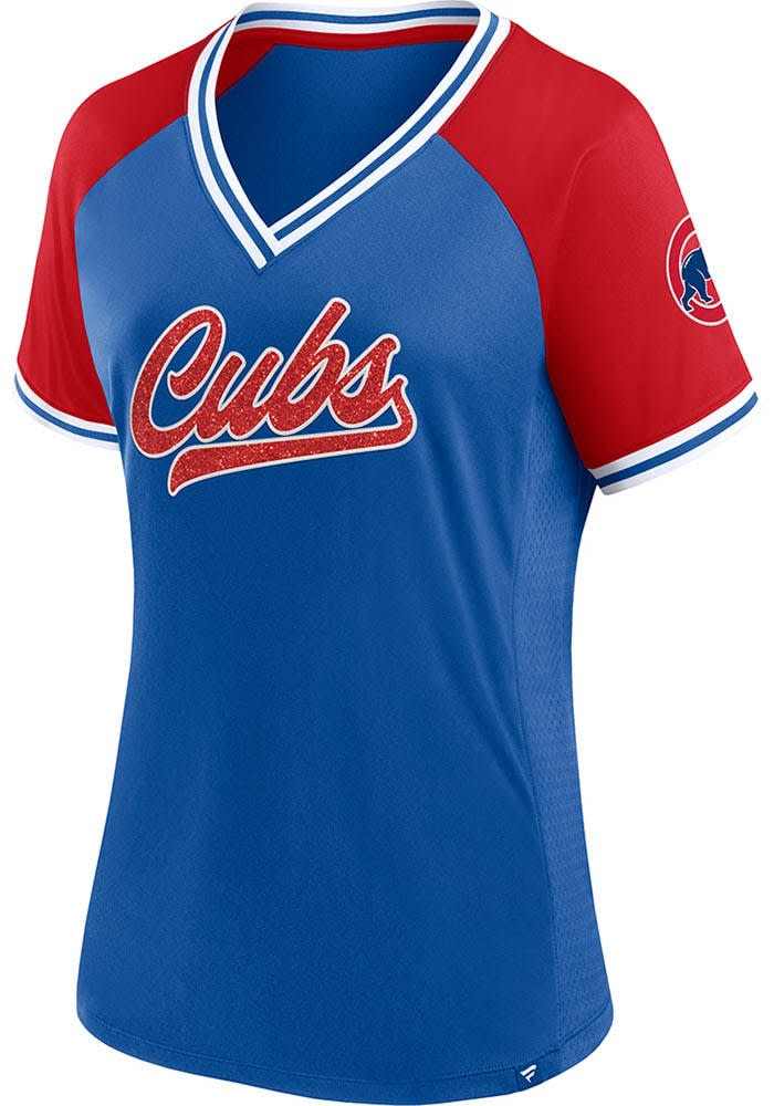 MLB Genuine Merchandise Women's Chicago Cubs TX3 Cool V Neck Jersey Size sale XL