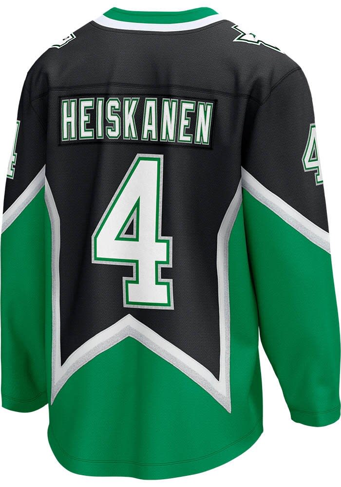 Miro Heiskanen Dallas Stars Mens BLACK Alt Breakaway Hockey Jersey