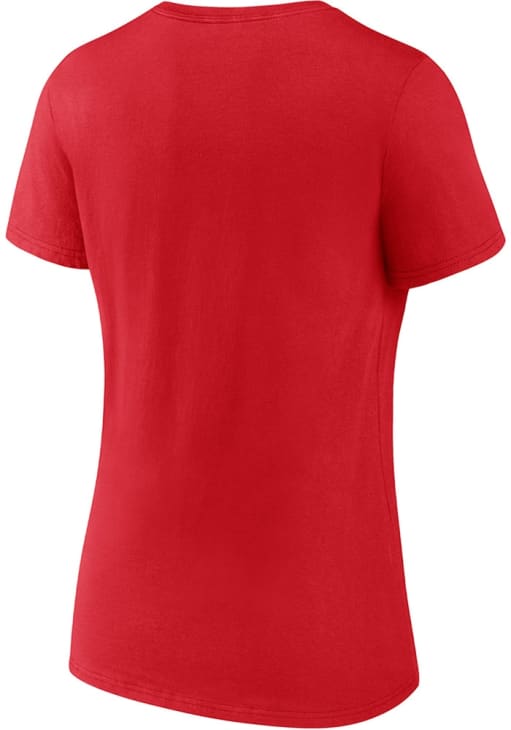 Phillie Phanatic   Philadelphia Phillies Womens Red Phanatic Short Sleeve T-Shirt