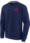 Main image for St Louis City SC Mens Navy Blue Signature Fleece Long Sleeve Crew Sweatshirt