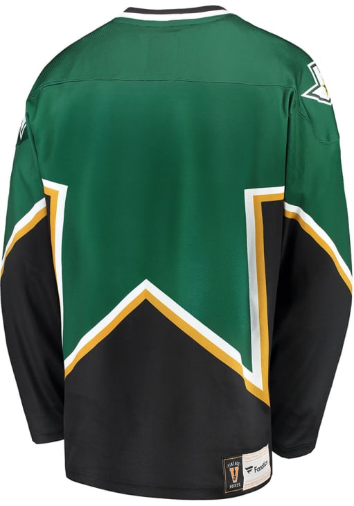 Dallas Stars Mens Green Vintage Breakaway Hockey Jersey
