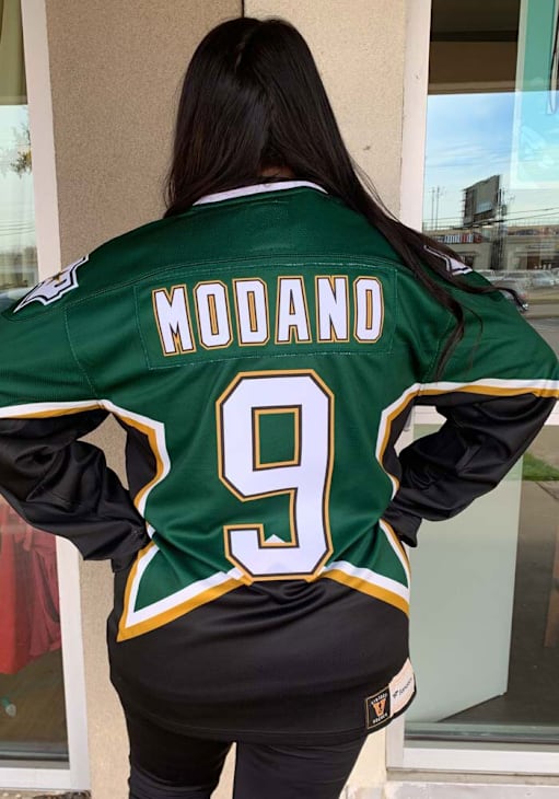 Mike Modano Dallas Stars Mens GREEN Vintage Breakaway Hockey