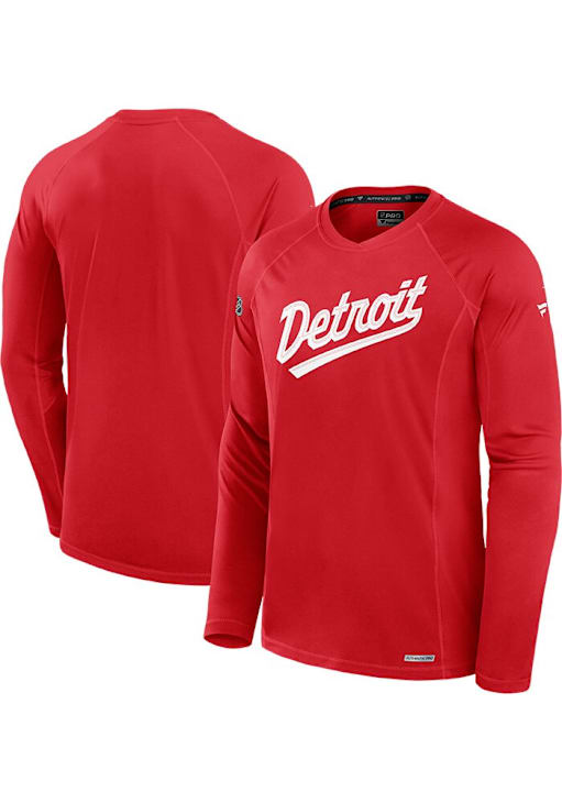 Detroit Red Wings Red Stadium Series Long Sleeve T-Shirt
