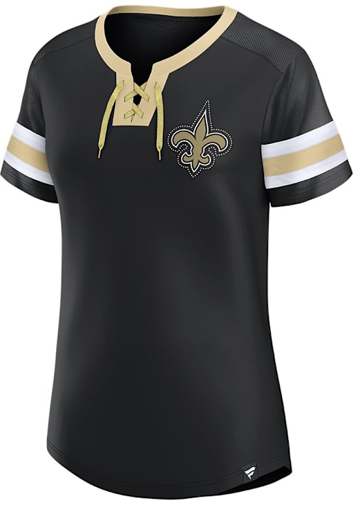 New Orleans Saints Womens BLACK Sunday Best Style Fashion Football
