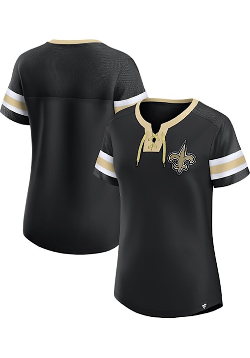 New Orleans Saints Womens BLACK Sunday Best Style Fashion Football