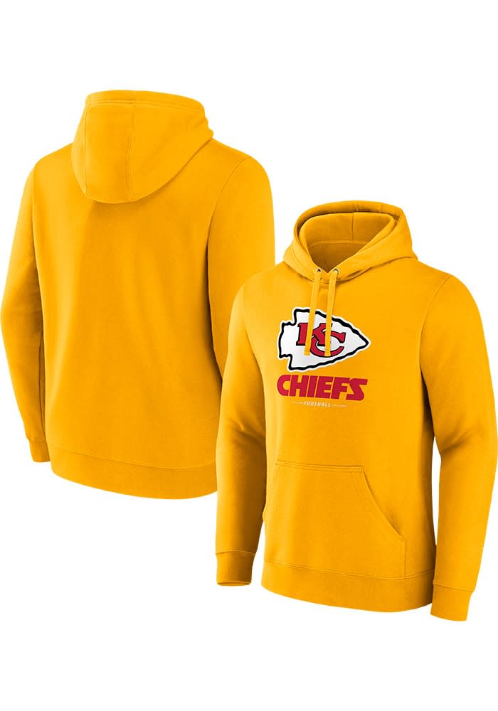 Kansas City Chiefs Mens YELLOW Cotton Hoodie - 172808988