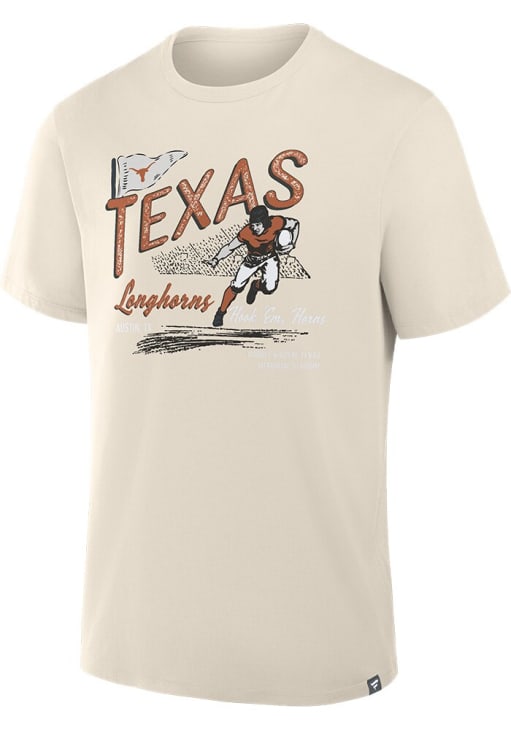 Texas Longhorns Tan Legacy Short Sleeve T Shirt