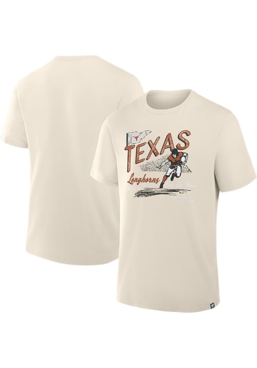 Texas Longhorns Tan Legacy Short Sleeve T Shirt
