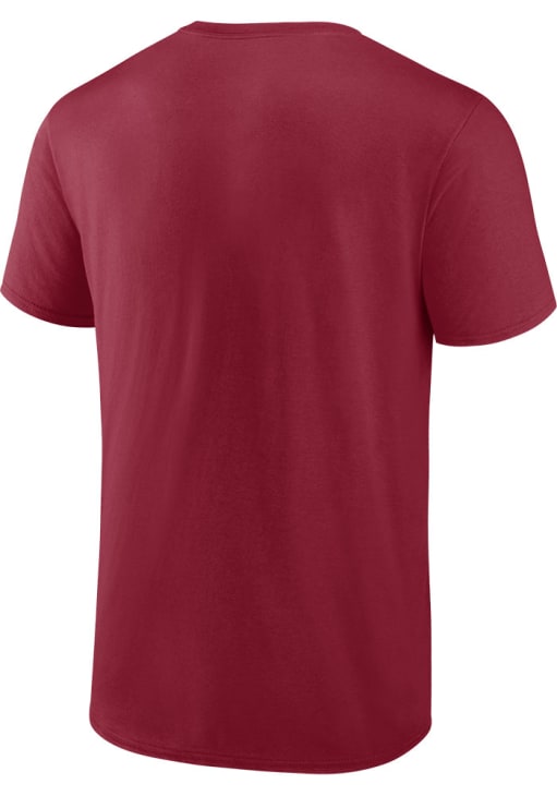 Oklahoma Sooners Cardinal Power Drive Short Sleeve T Shirt