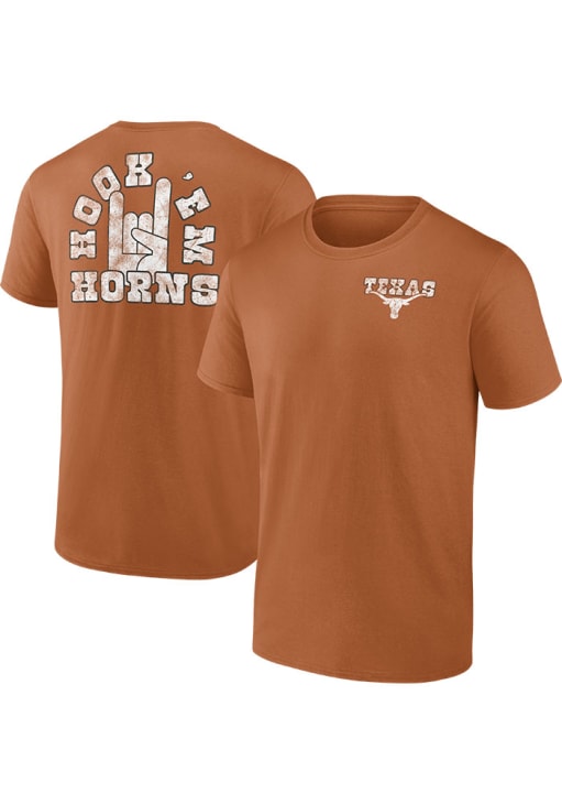 Texas Longhorns Burnt Orange Glory Determination Short Sleeve T Shirt