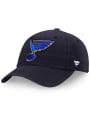 St Louis Blues Fundamental Adjustable Hat - Navy Blue