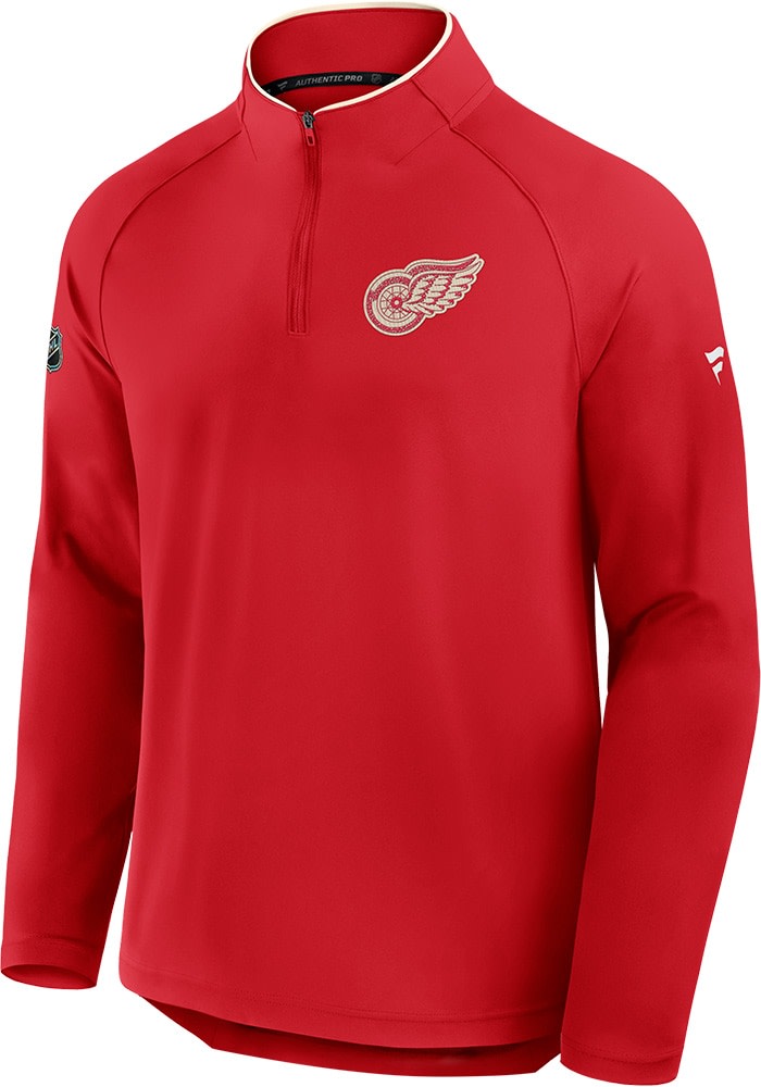 Detroit Red Wings Mens Red Centennial Pullover - 172811938