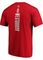 Russell Westbrook Houston Rockets Playmaker T-Shirt - Red