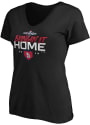 St Louis Cardinals Womens NLDS Champs Locker Room T-Shirt - Black