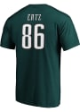 Zach Ertz Philadelphia Eagles Authentic Stack T-Shirt - Midnight Green