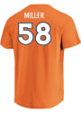 Von Miller Denver Broncos Eligible Receiver T-Shirt - Orange