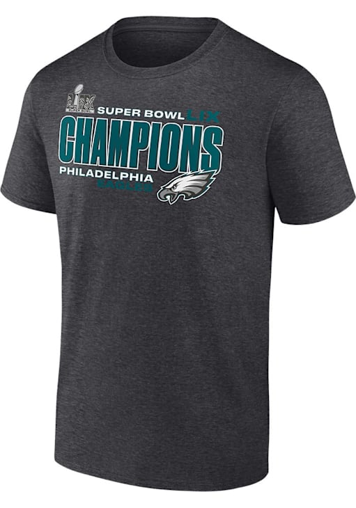 Philadelphia Eagles GREY 2024 Super Bowl Champions Under the