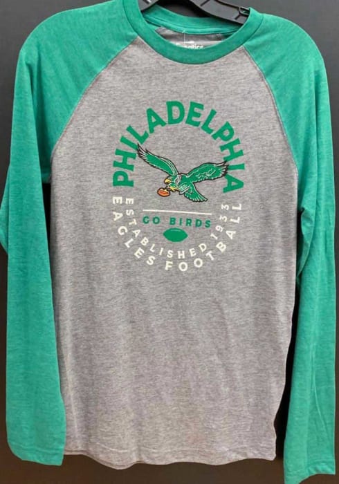 eagles raglan shirt