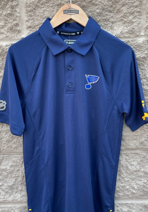 st louis blues nike polo