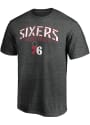 Philadelphia 76ers Nexus Tech T Shirt - Grey